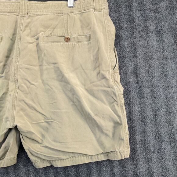 Tommy Bahama Mens Chino Shorts Tan Size 40 Slash Pockets Tencel - Picture 9 of 12